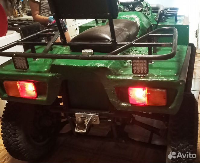 Самодельный квадроцикл 4х4, 750 сс