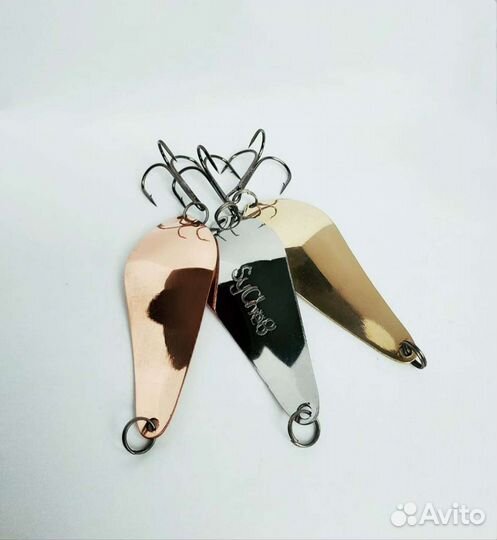 Блесна Атом как в СССР для рыбалки цветмет