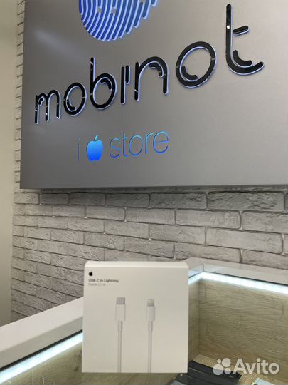 Кабель iPhone 2м Оригинал Type-C vs Lightning