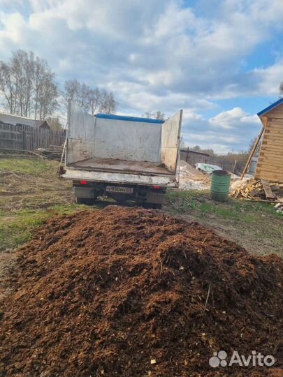 Конский навоз перегной