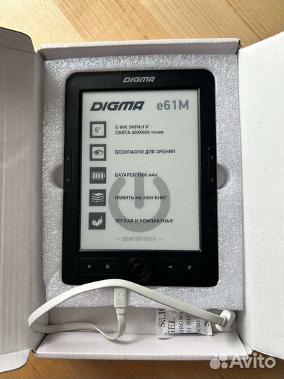 Электронная книга digma e61m