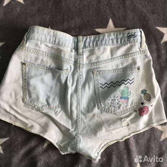 Джинсовые шорты terranova