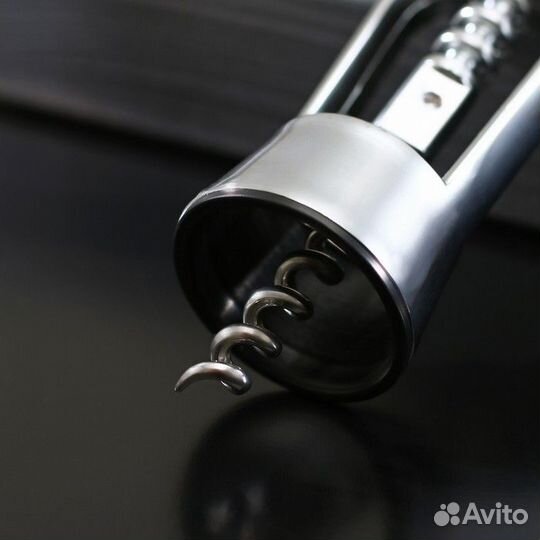 Штопор Доляна «Идея», 19 см, цвет серебряный