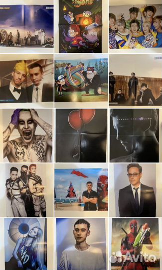 Плакаты из журнала «Все звезды»