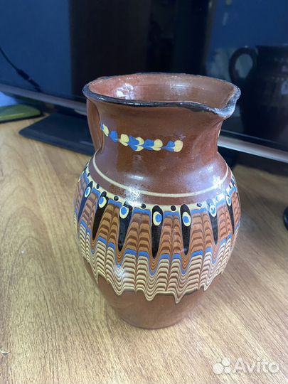 Набор керамика кувшин и чашки СССР