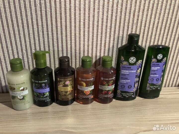 Новые шампуни и гели для душа Ив Роше