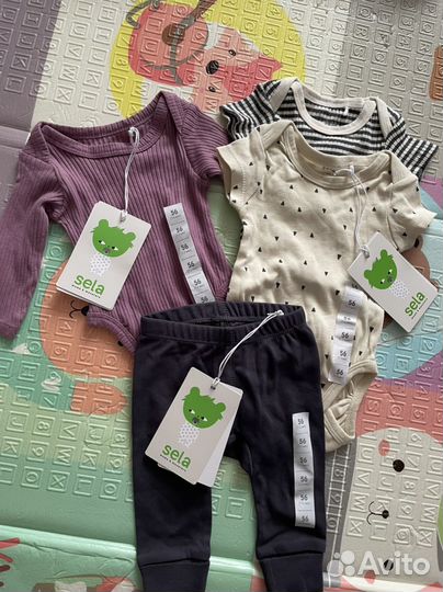 Новые вещи Next, Sela для девочки 0-3 мес