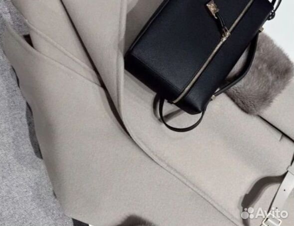 Пальто из кашемира и меха от Loro Piana FAL2251