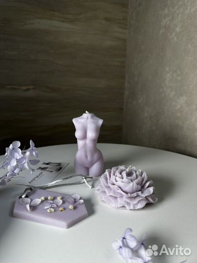 Подарки к 8марта, соевые свечи