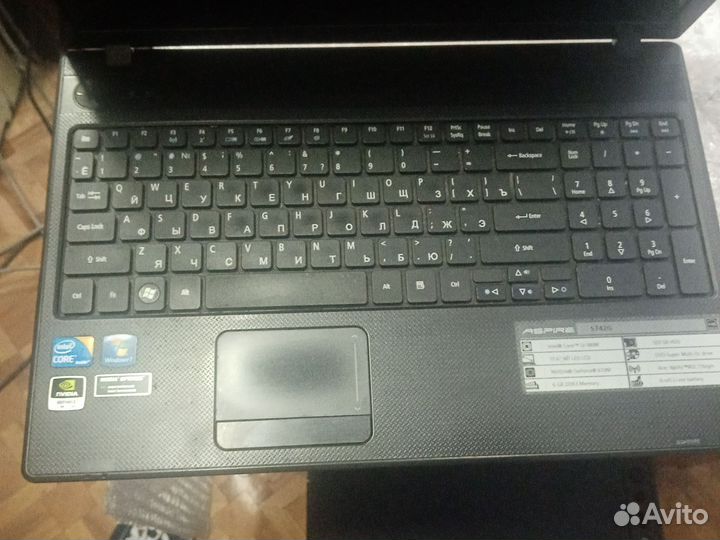 Ноутбук Aser на i3