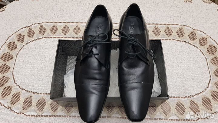 Туфли ботинки мужские кожаные respect 45 размер