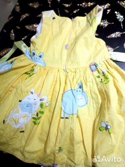 Платье для девочки 86 92