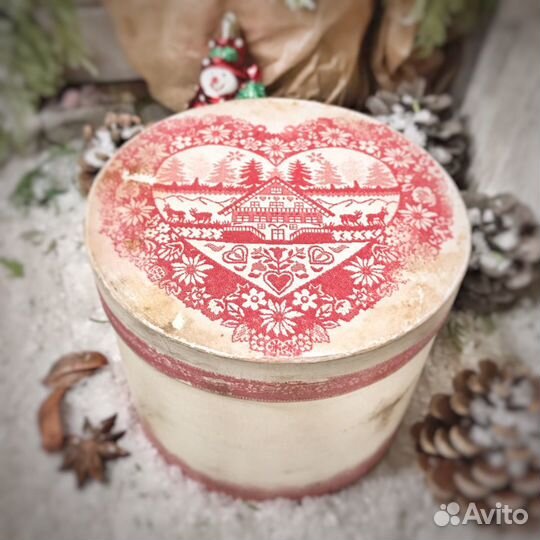 Новогодний короб, шкатулка Рождественский подарок