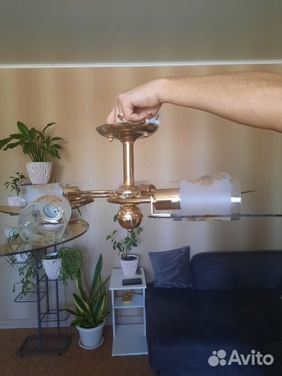 Люстра потолочная бу