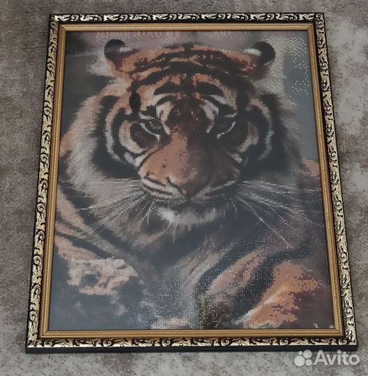 Алмазная мозаика Тигр