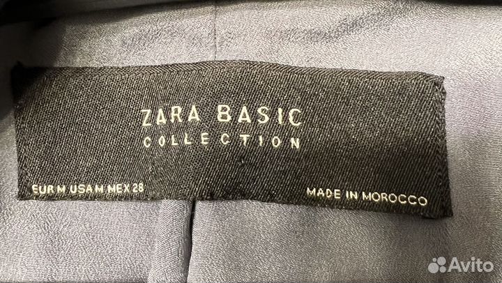 Бархатный жакет zara M