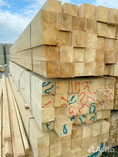 Доска обрезная 50х200х6000мм