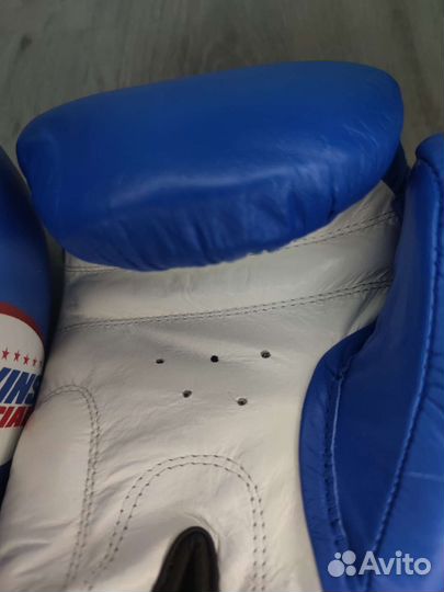 Кожаные Боксерские перчатки твинс 10 12 14 16 ун