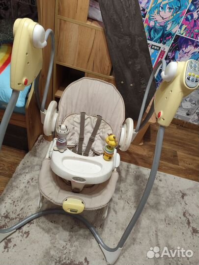 Детские электронные качели бу