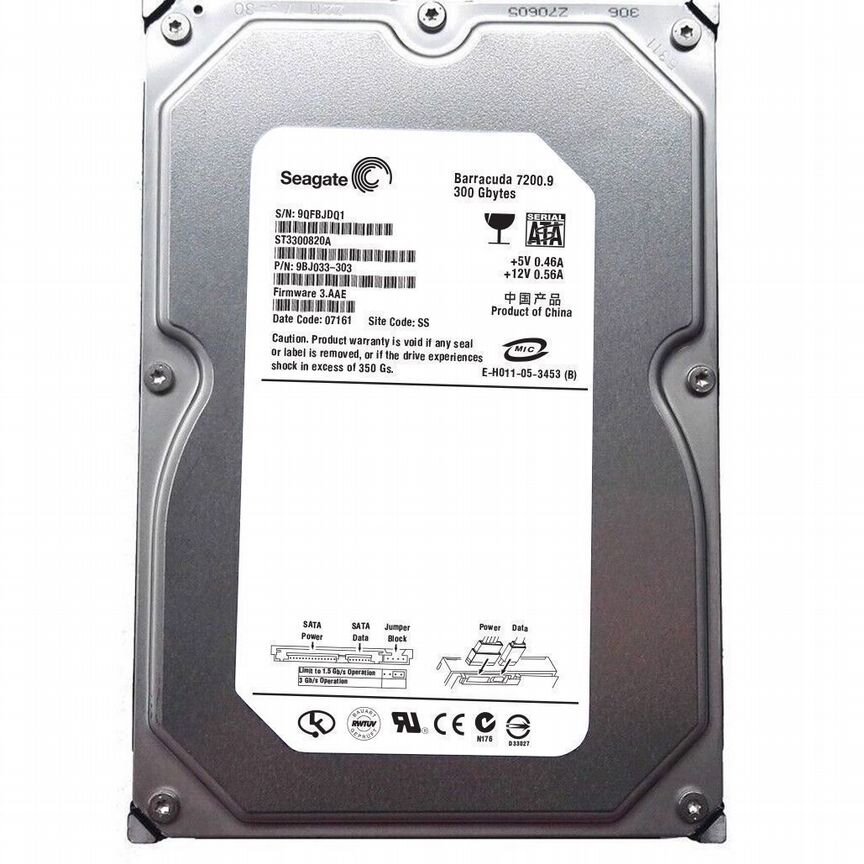 [ST3300820A] Жесткий Диск Seagate 300gb 3.5" Hdd St3300820a