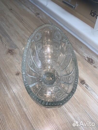 Ваза на ножке конфетница фруктовница