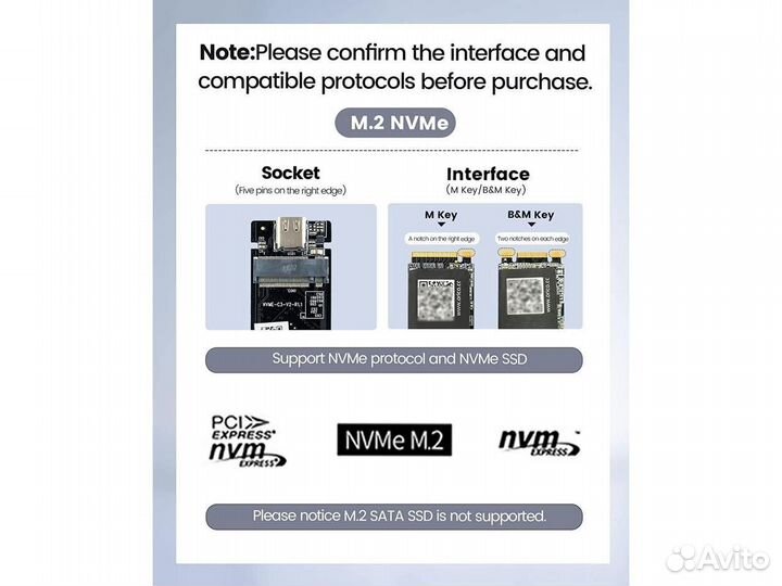 Orico 40 Гбит/с Thunderbolt 3/4/USB корпус для SSD