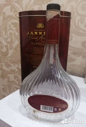 Бутылка пустая Napolеon janneau подар коробка