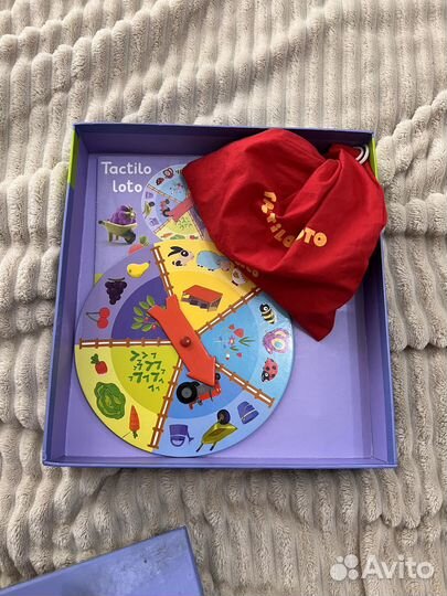 Детская настольная игра Djeco Tactilo loto 3+