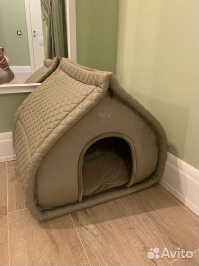 Лежанка домик для собаки