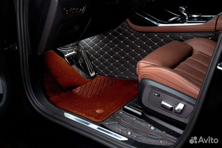 3D Коврики Range Rover Салон Багажник из Экокожи