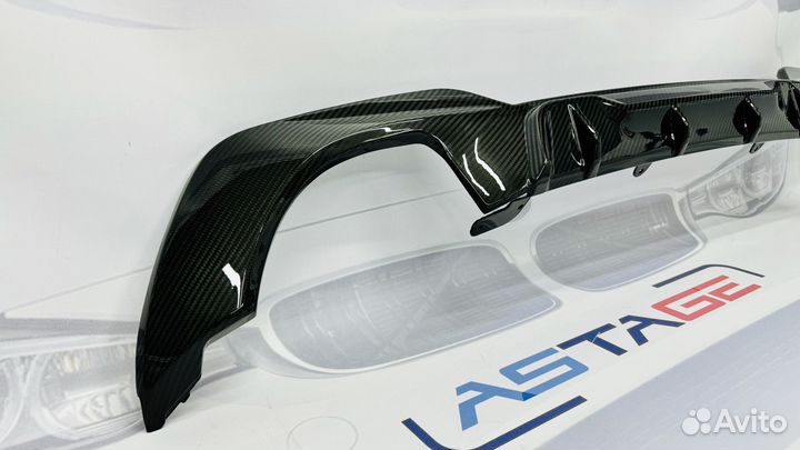 Диффузор BMW G20 M Perfomance 2*2 сухой карбон