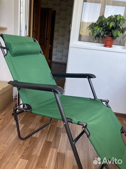 Кресло шезлонг складное