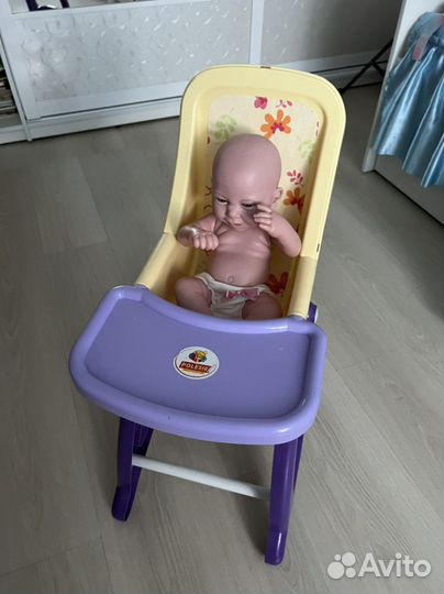 Стульчик для кормления кукольный