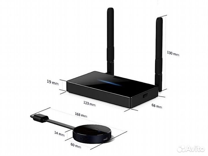 Удлинитель hdmi сигнала беспроводной AVE HDW-50