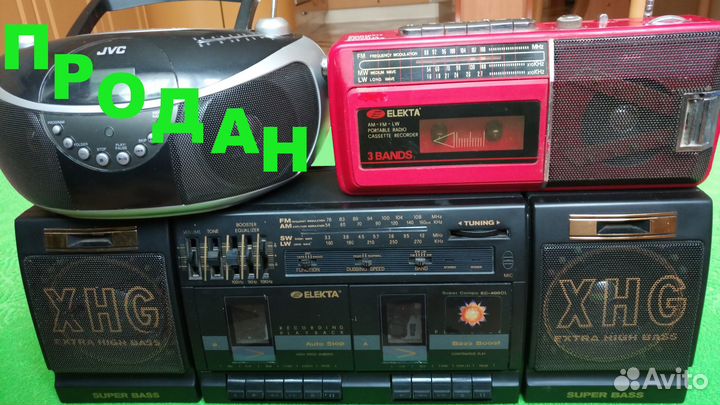 2 Магнитофона на восстановление Цена за все