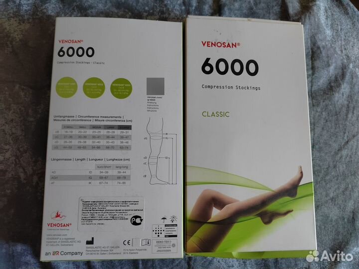 Компрессионные гольфы Venosan 1 класс компрессии