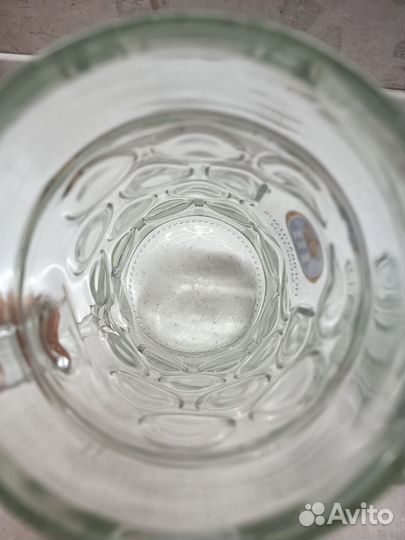 Пивная кружка 1 литр Стекло