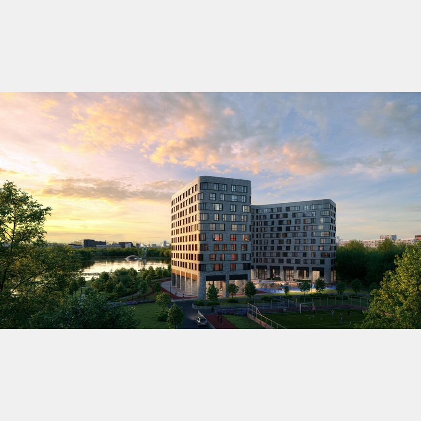 3-к. апартаменты, 77,5 м², 4/10 эт.