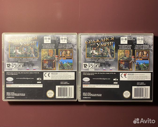 Nintendo DS Пираты Карбибского Моря