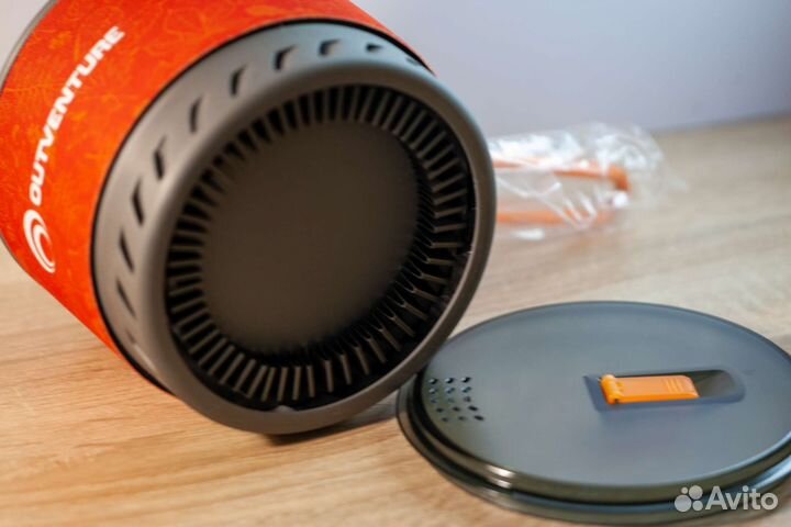 Туристический котелок с радиатором походы hiking