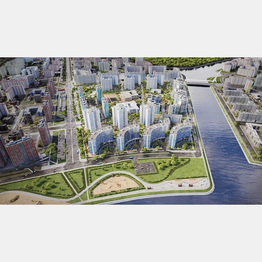1-к. квартира, 40 м², 6/24 эт.