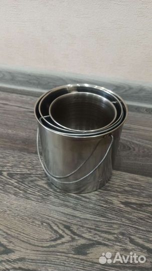 Походный набор посуды из нержавеющей стали