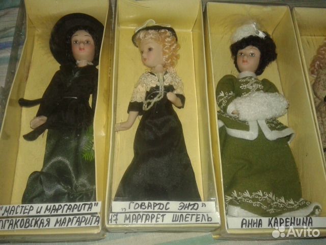 Дамы эпохи фарфоровые куклы