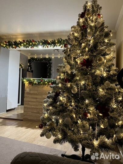 Елка искусственная заснеженная + Доставка