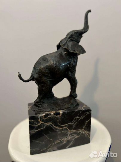 Статуэтка Слон. Бронза. Европа