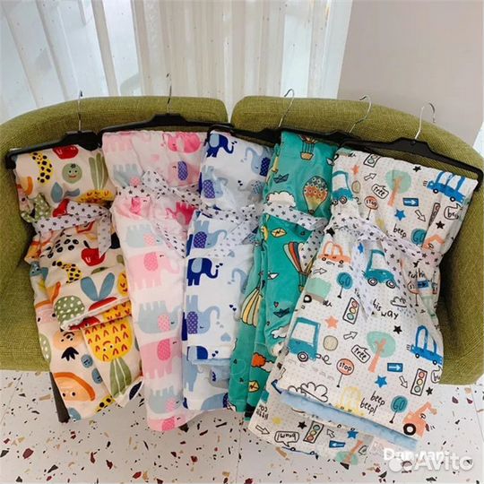 Плюшевые детские пледы