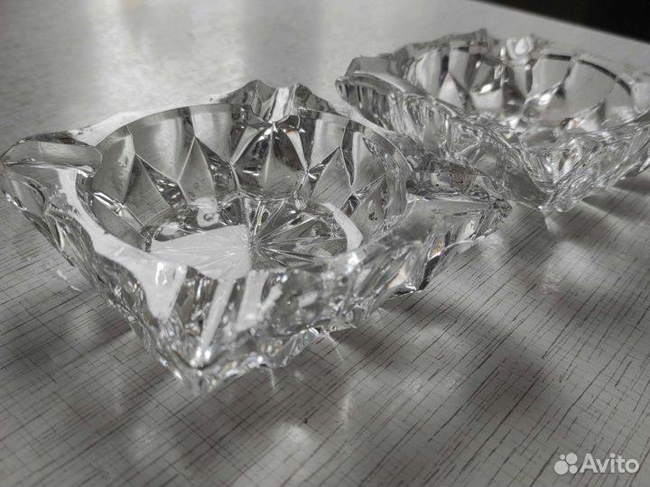 Хрустальная пепельница