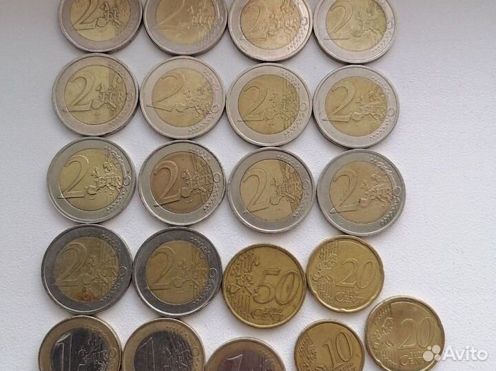 Монеты евро