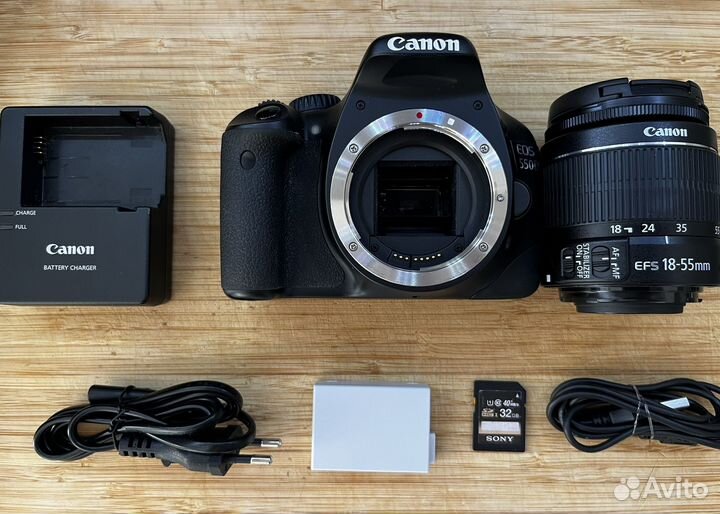 Canon 550d kit ii пробег 14I
