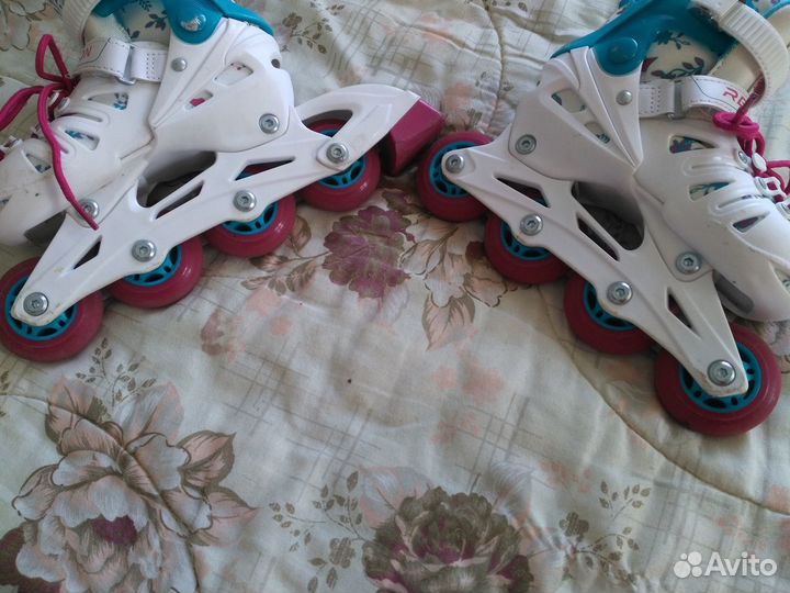 Ролики Reaction(28-31) с защитой для девочки